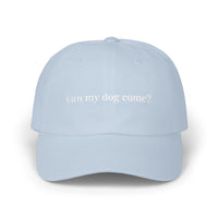 "can my dog come?" Hat